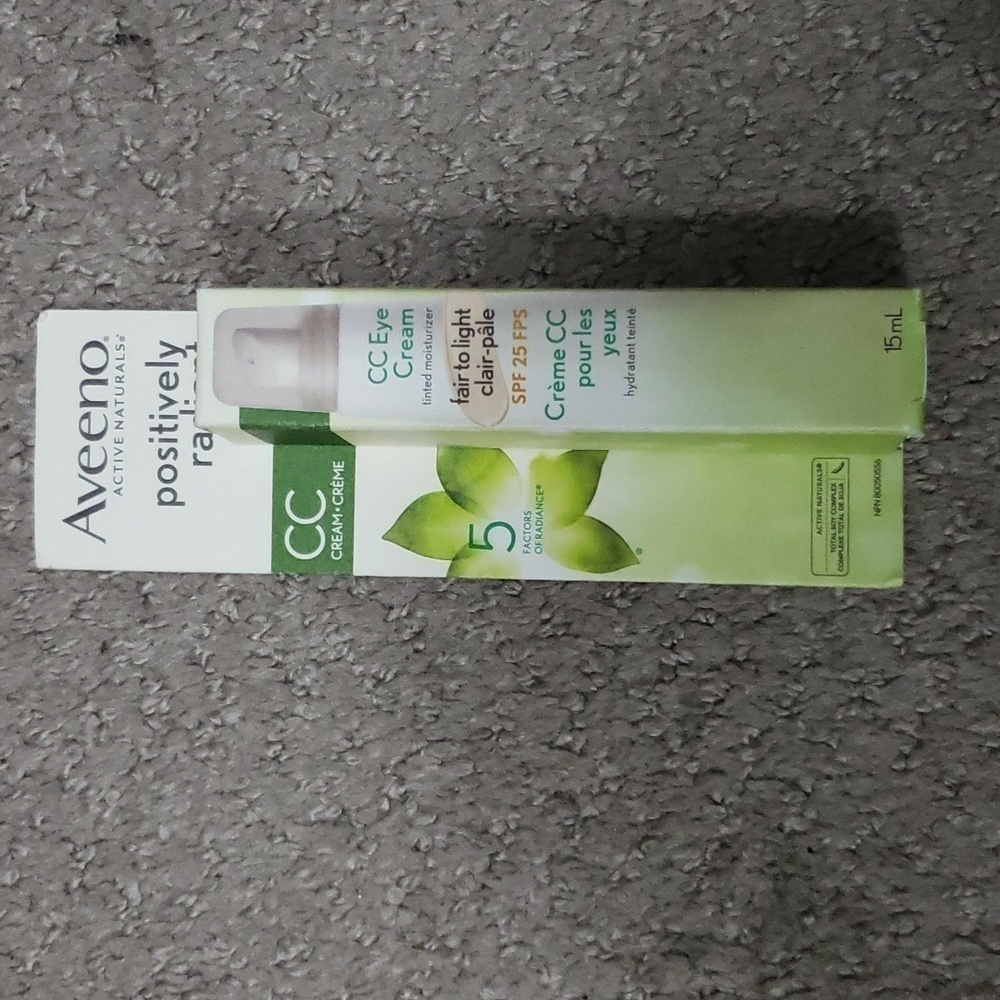 AVEENO positively radiant cc eye cream fair to light spf 25 15ml